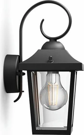 Philips myGarden Buzzard Wandleuchte schwarz
