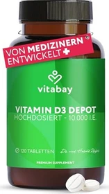 Vitabay Vitamin D3 Depot 10.000 Kapseln, 120 Stück
