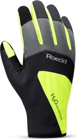 Roeckl Rapallo Fahrradhandschuhe dress black/flou yellow