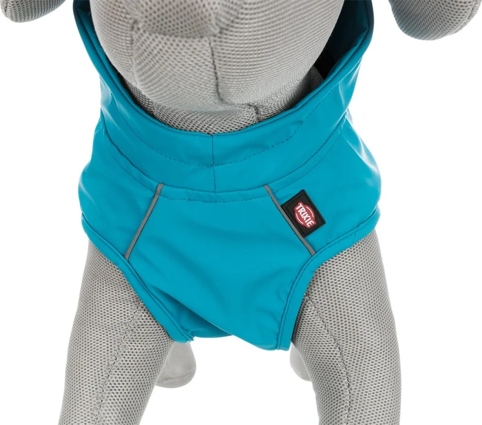 Trixie Vimy Regenmantel für Hunde, türkis, 25cm