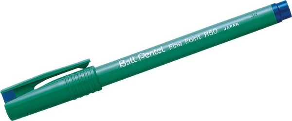 Pentel Ball Fine Point R50 0.4mm blau Tintenroller (Mine)