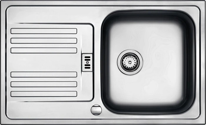 Franke Euroform EFX 614-78 Einbau Becken rechts mit Ablauffernbedienung edelstahl