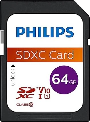 Philips R80/W30 64GB, UHS-I U1, Class 10
