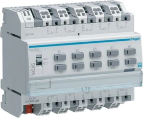 Hager KNX Binäreingang 10-fach, 230V, 6TE REG (TXA310)