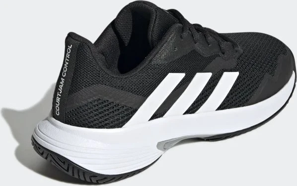 adidas Courtjam Control core black/cloud white/silver metallic (Damen)