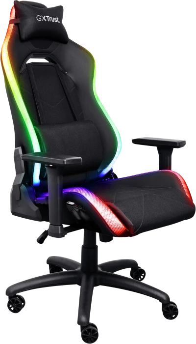 Trust Gaming GXT 719 Ruya RGB Gamingstuhl, schwarz
