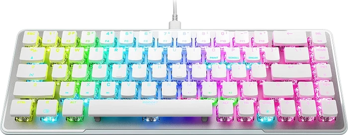 Roccat Vulcan II Mini, LEDs RGB, weiß, TITAN II OPTICAL RED, USB, US