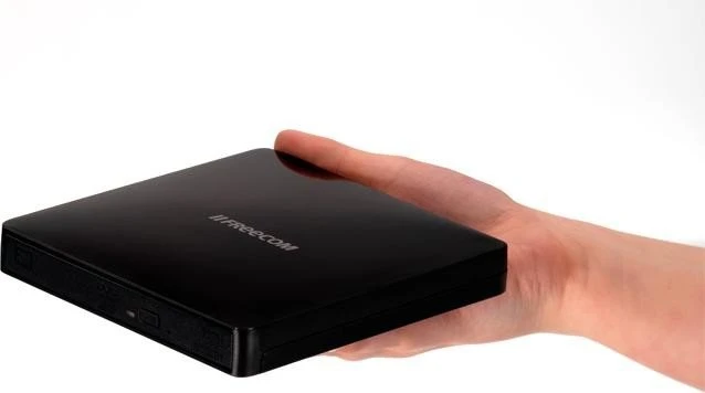 Freecom Mobile DVD Rewriter, SlimLine schwarz, USB 3.0