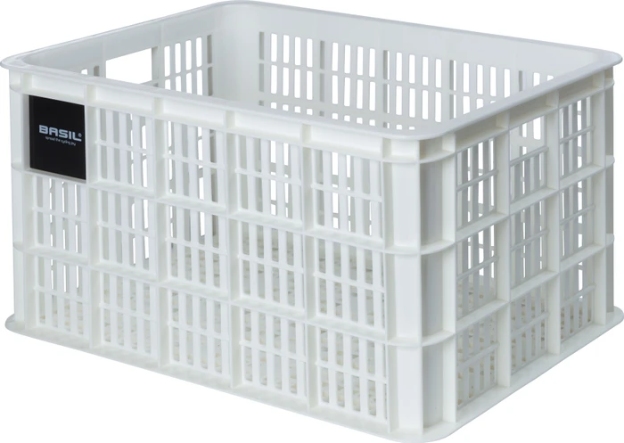 Basil Crate L Fahrradkorb bright white