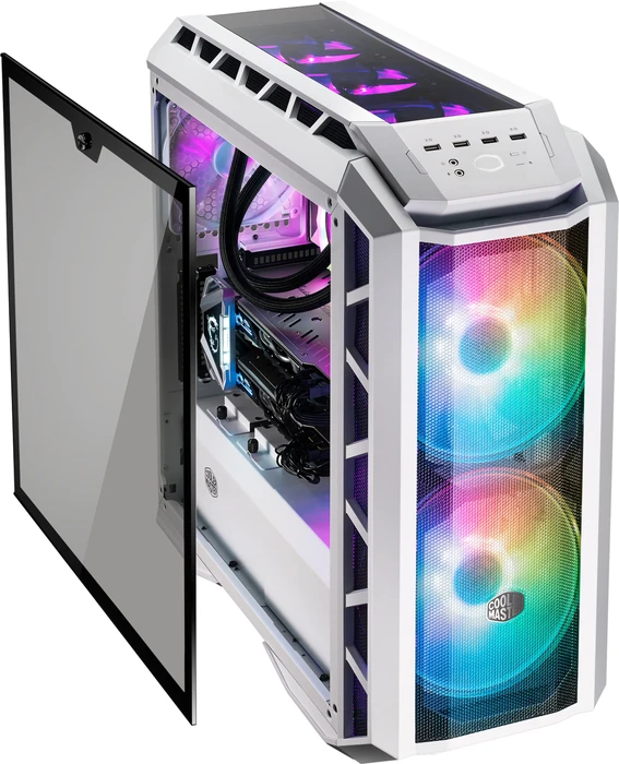 Cooler Master MasterCase H500P Mesh ARGB, weiß, Glasfenster