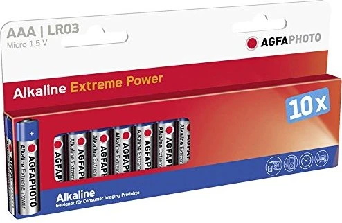 AgfaPhoto Alkaline Power Micro AAA, 10er-Pack