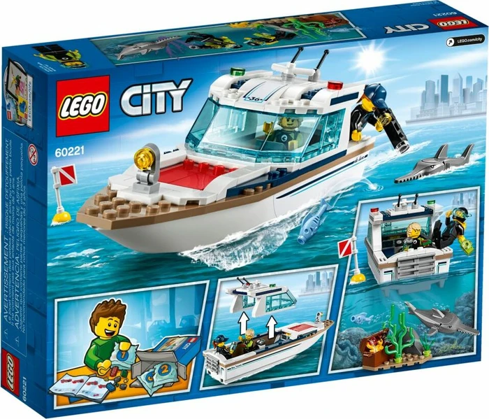 LEGO City Starke Fahrzeuge - Tauchyacht
