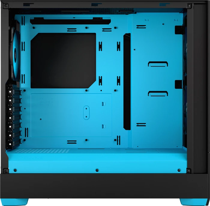 Fractal Design Pop Air RGB Cyan Core TG Clear Tint, Glasfenster