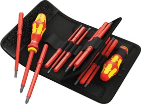 Wera Kraftform Kompakt VDE 17 Universal 1 Bitset inkl. Tasche, 17-tlg.