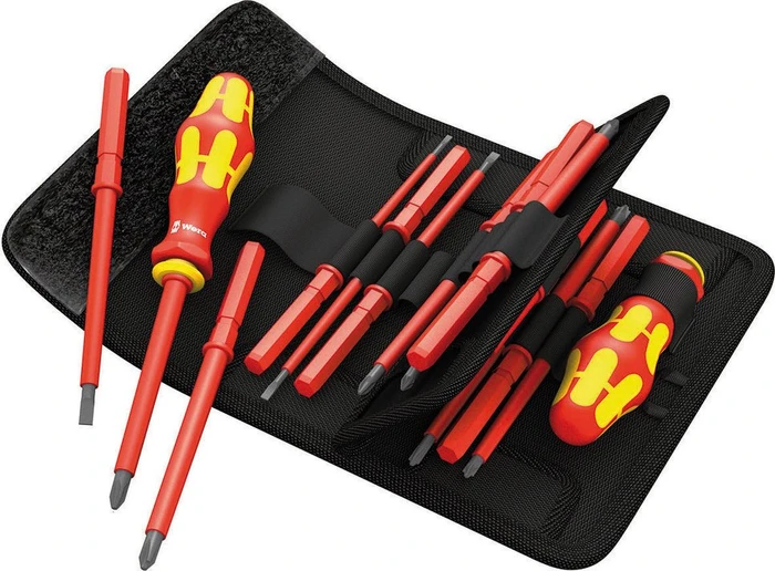 Wera Kraftform Kompakt VDE 17 Universal 1 Bitset inkl. Tasche, 17-tlg.