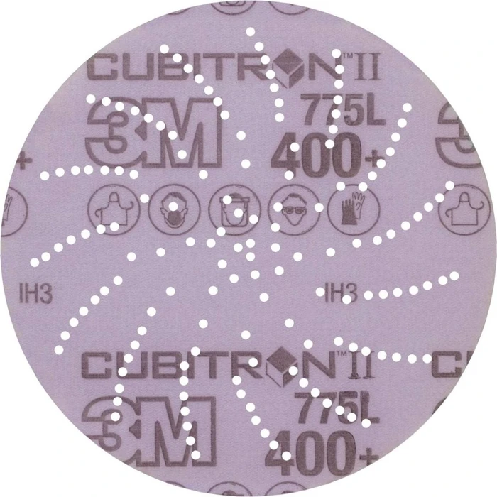 3M Xtract Cubitron II 775L Schleifblatt K400, 125mm, 50 Stück