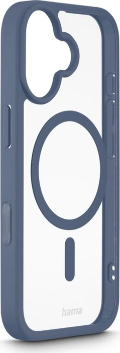 Hama Handyhülle Frame Protect magnetisch für Apple iPhone 17 transparent/blau