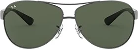 Ray-Ban RB3386 63mm gunmetal-black/green