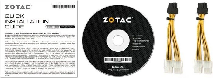 Zotac GeForce GTX 1080 AMP, 8GB GDDR5X, DVI, HDMI, 3x DP