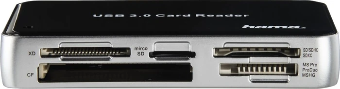 Hama All in One Multi-Slot-Cardreader, USB 3.0 Micro-B [Buchse]