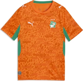 Puma FIFA WM 2026 Elfenbeinküste Heimtrikot kurzarm rickie orange/sport green (Junior)