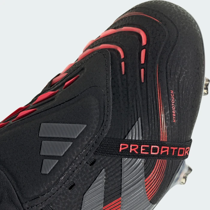 adidas Predator Elite Fold-Over Tongue FG core black/grey four/lucid red