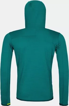 Ortovox Fleece Light Grid Hooded Funktionsjacke pacific green (Herren)