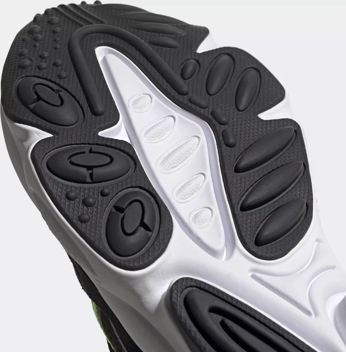 adidas Ozweego core black/solar green/onix (Herren)