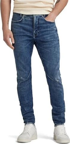 G-Star D-Staq 3D Slim Jeans antique faded orinoco blue destroyed (Herren)