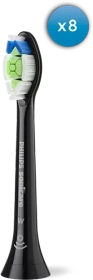 Philips HX6068/88 Sonicare W2 Optimal White Ersatzbürste schwarz, 8 Stück
