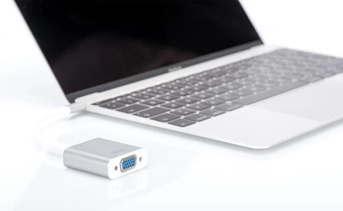 Digitus USB-C auf VGA Adapter weiß