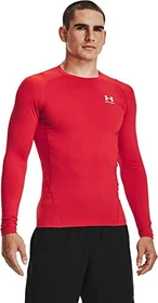 Under Armour HeatGear Armour Funktionsshirt langarm rot/weiß (Herren)