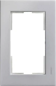 Siemens DELTA miro Rahmen 2-Fach, aluminium