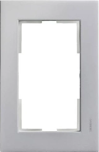 Siemens DELTA miro Rahmen 2-Fach, aluminium
