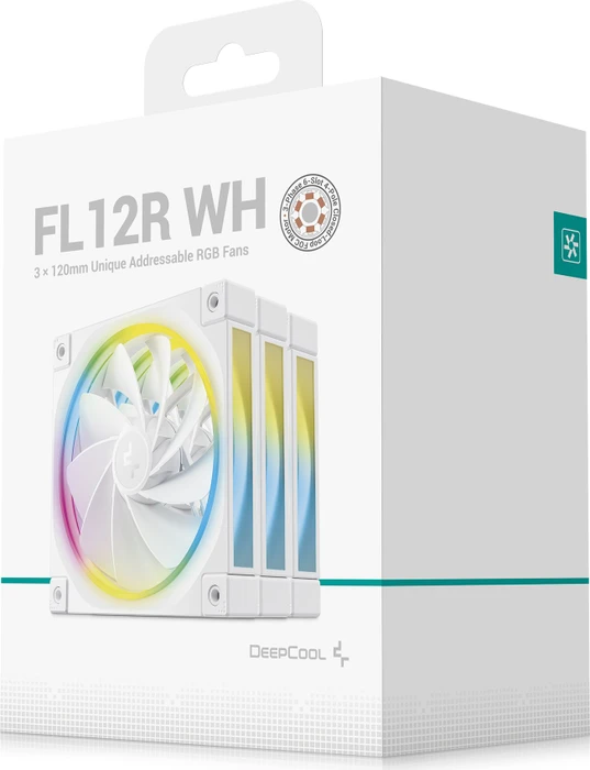DeepCool FL12R WH, weiß, 120mm, 3er-Pack