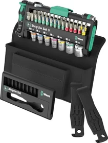 Wera Bicycle Set 3 Bitset/Steckschlüsselsatz inkl. Tasche, 41-tlg.