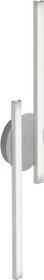 Briloner Go LED Wand-/Deckenleuchte 55.4cm alu