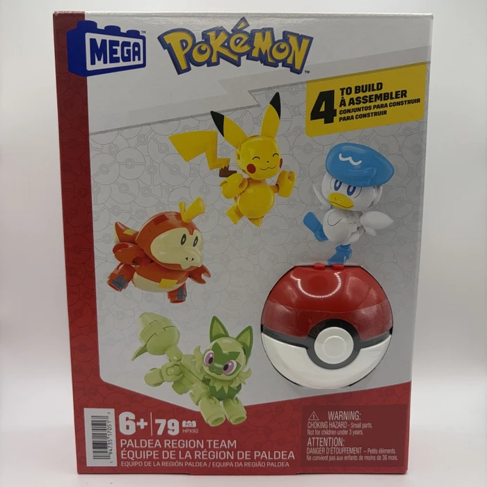 Mattel Mega Construx Pokémon Paldea Region Team
