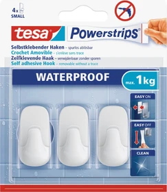 tesa Powerstrips Haken small weiß, 3 Stück