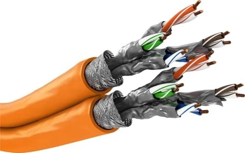 goobay Patchkabel, Cat7/Cat6a, S/FTP, RJ-45/RJ-45, 30m, grau