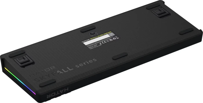Hator Skyfall 65 Pro Wireless, weiß/schwarz, LEDs RGB, Aurum Vanila Silent, USB/Bluetooth, US