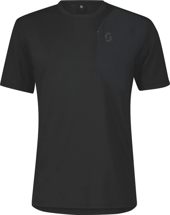 Scott Dri Pocket Trikot kurzarm schwarz (Herren)