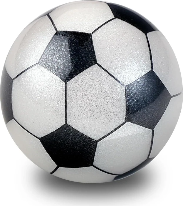 Perixx PERIPRO-303FTB 34mm für Perimice und Logitech M570, Ersatz-Trackball, Fußball, schwarz/weiß