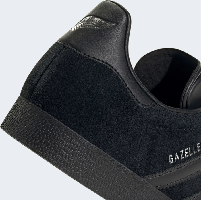 adidas New Zealand Rugby Gazelle all black/silver metallic