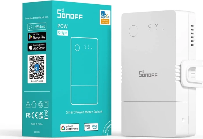 Sonoff POWR316 Origin Smart Power Meter Switch, 16A, 4000W, Schaltaktor
