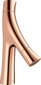 Hansgrohe Axor Starck Organic 80 Waschbeckenarmatur mit Ablaufgarnitur polished red gold