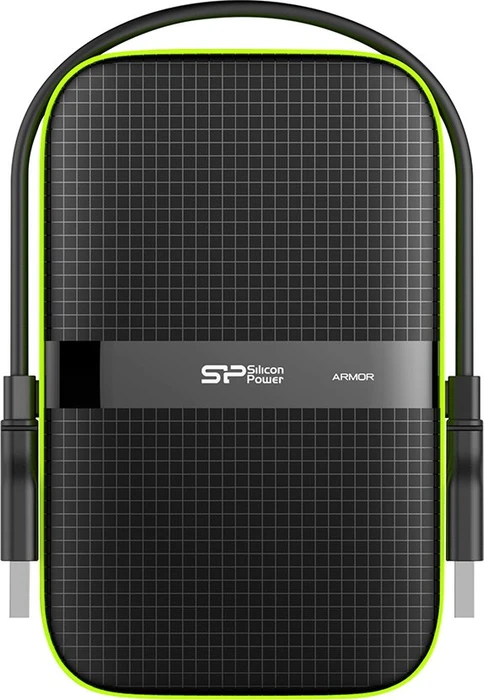 Silicon Power Armor A60, schwarz/grün, 2TB, USB-A 3.0