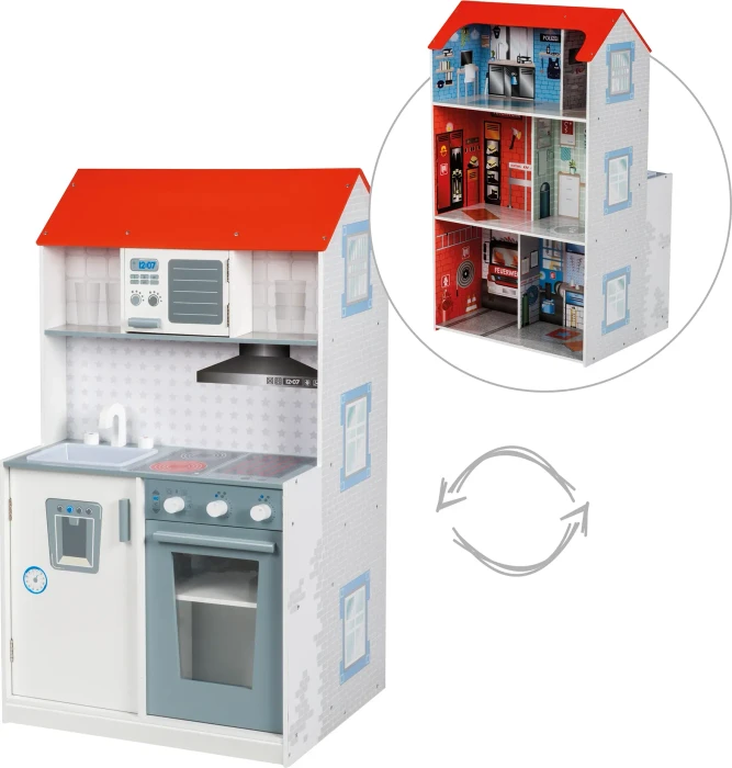 roba Puppenhaus und Küche rot (6965)