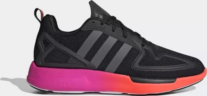 adidas ZX 2K Flux core black/grey six/shock pink (Herren)