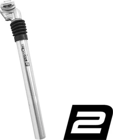 Ergotec SP-3.0 25.4mm/350mm Sattelstütze gefedert silber